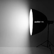 Godox P120L Diameter 120cm Parabolic Softbox Reflector Diffuser for Studio Speedlite Flash Softbox(Black)