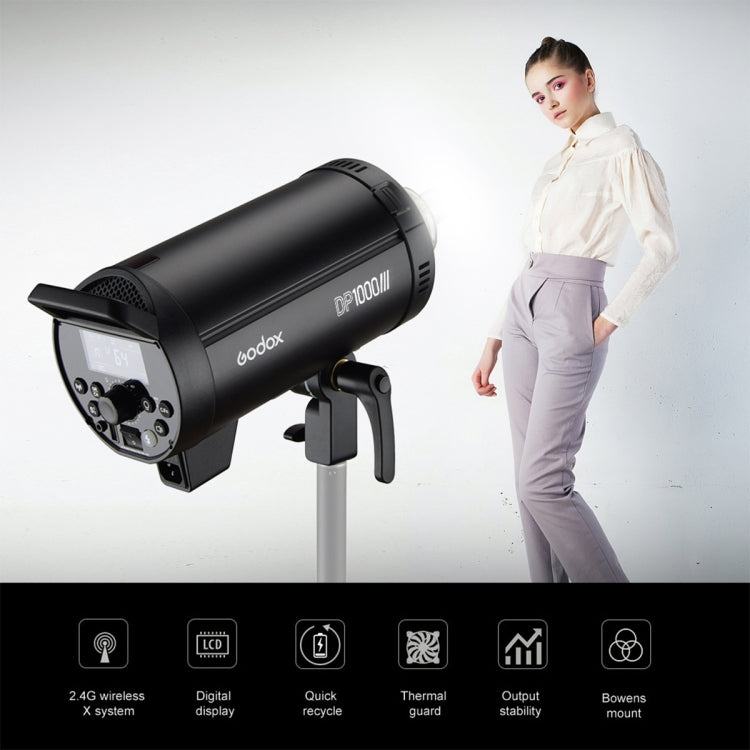 Godox DP1000III Studio Flash Light 1000Ws Bowens Mount Studio Speedlight(AU Plug)