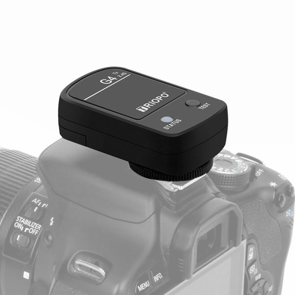 TRIOPO G4 2.4G Wireless Flash Speedlite Trigger with Hot Shoe (Black)