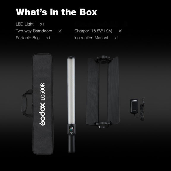 Godox LC500R RGB Full Color LED Light Stick Handheld Fill Light with Remote Control(AU Plug)