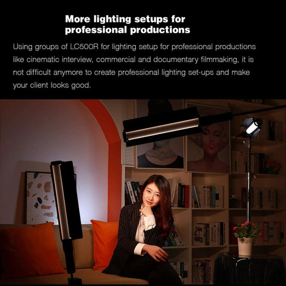 Godox LC500R RGB Full Color LED Light Stick Handheld Fill Light with Remote Control(AU Plug)