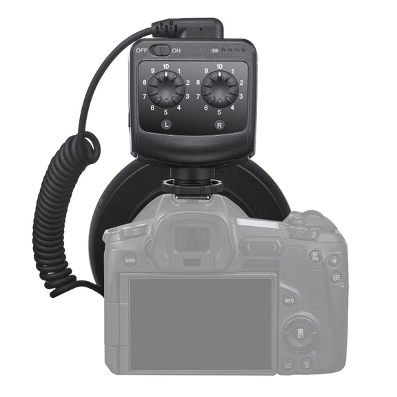 Godox Ring72 Macro Ring 48 LED Flash Light with 8 Different Size Adapter Rings(Black)