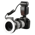 TRIOPO TR-15EX Macro Ring TTL Flash Light with 6 Different Size Adapter Rings For Canon E-TTL(Black) - free shipping - PMC TechLife - Order now!