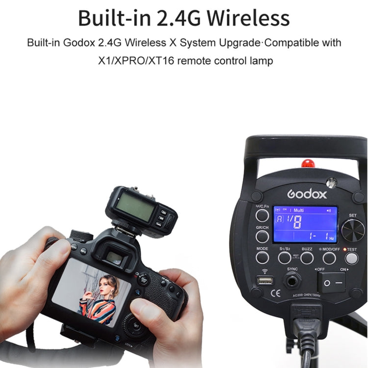 Godox QT600IIM 600Ws 1/8000s High Speed  Strobe Studio Flash Light(AU Plug)