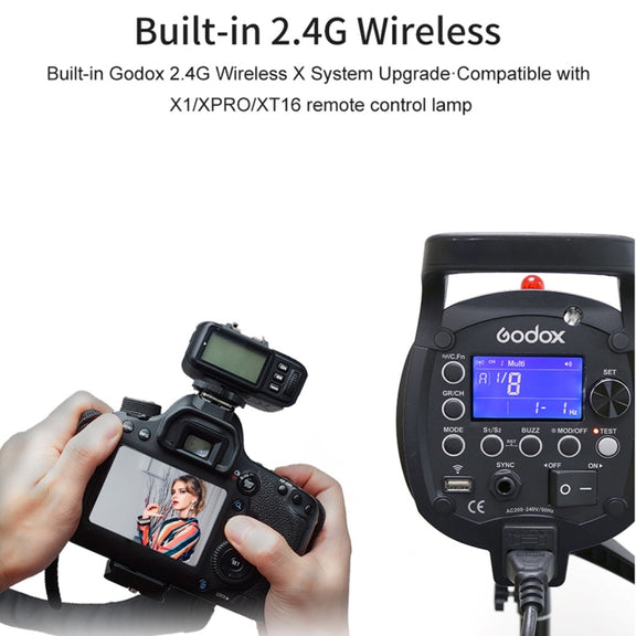 Godox QT600IIM 600Ws 1/8000s High Speed  Strobe Studio Flash Light(AU Plug)