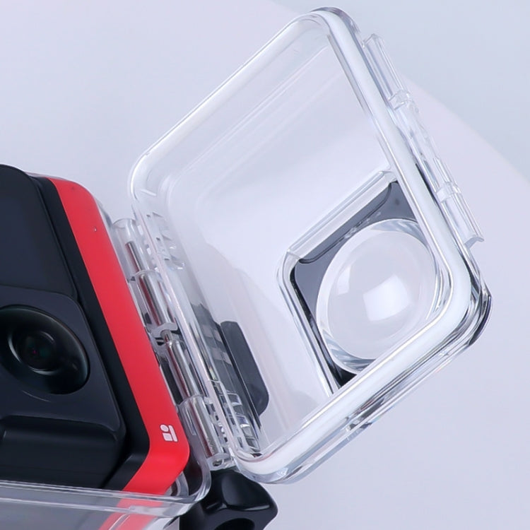 For Insta360 One RS 360 Edition 60m Underwater Depth Diving Case Water-resistant Housing(Transparent)