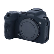 For Canon EOS R7 Soft Silicone Protective Case (Black)