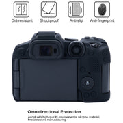 For Canon EOS R7 Soft Silicone Protective Case (Black)