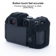 For Canon EOS R7 Soft Silicone Protective Case (Black)