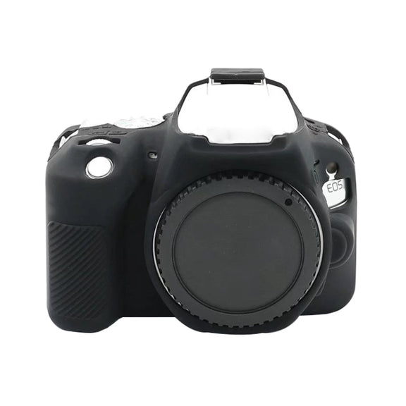 For Canon EOS 250D Soft Silicone Protective Case (Black)