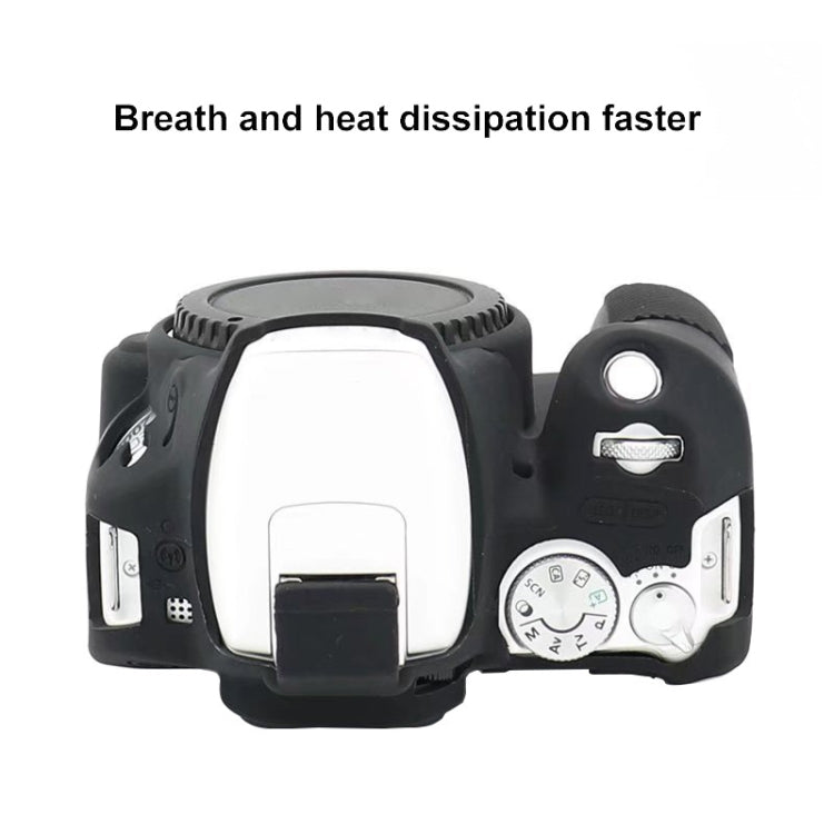For Canon EOS 250D Soft Silicone Protective Case (White)