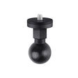 25mm 1/4 inch Screw ABS Ball Head Adapter Mount(Black) - Mount & Holder by PMC TechLife | Online Shopping South Africa | PMC TechLife