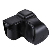 Full Body Camera PU Leather Case Bag with Strap for Sony NEX 5N / 5R / 5T (16-50mm / 18-55mm Lens)(Black)