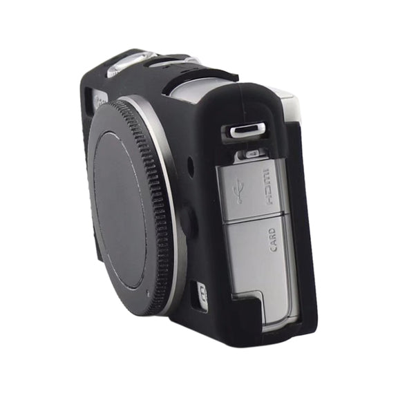 Soft Silicone Protective Case for Canon EOS M200 (Brown)