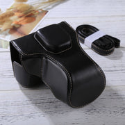Full Body Camera PU Leather Case Bag with Strap for FUJIFILM XT10 / XT20 (16-50mm / 18-55mm Lens)(Black)