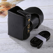 Full Body Camera PU Leather Case Bag with Strap for FUJIFILM XT10 / XT20 (16-50mm / 18-55mm Lens)(Black)