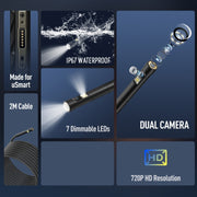 Ulefone Endoscope E2 IP67 Water-resistant Digital Endoscope for Ulefone Armor 9 / 9E / Power Armor 13 / 16 Pro / 18T / Armor Pad(Black)