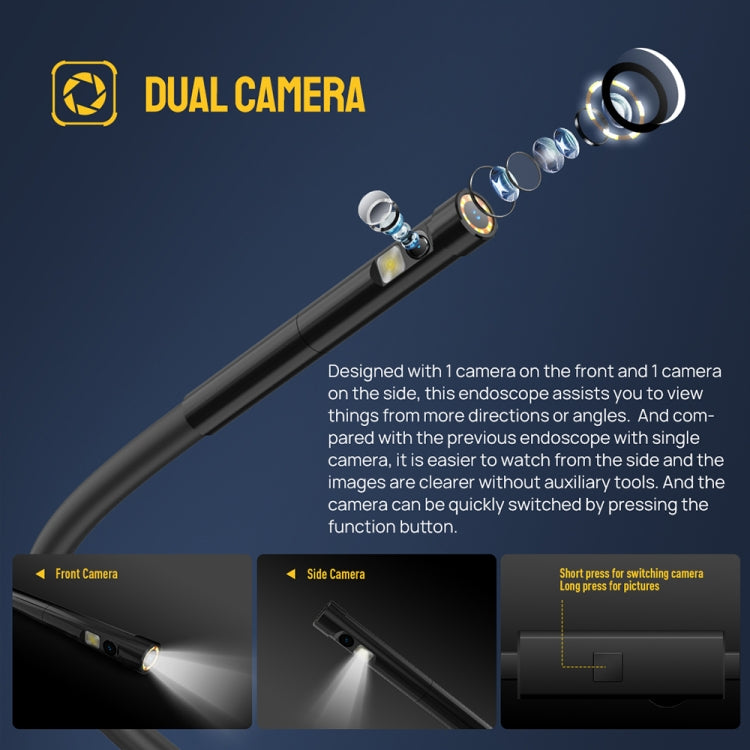 Ulefone Endoscope E2 IP67 Water-resistant Digital Endoscope for Ulefone Armor 9 / 9E / Power Armor 13 / 16 Pro / 18T / Armor Pad(Black)