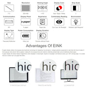 Waveshare 7.5 inch 800x480 Pixel Red Black White E-Paper E-Ink Display Module (B) for Raspberry Pi Pico, SPI Interface