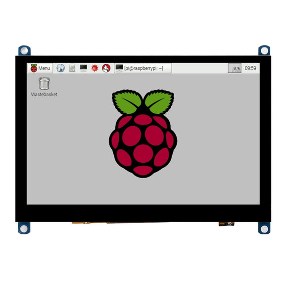 Waveshare 5 inch Slimmed-down Version 800 x 480 Toughened Glass Panel Capacitive Touch Screen LCD (H)