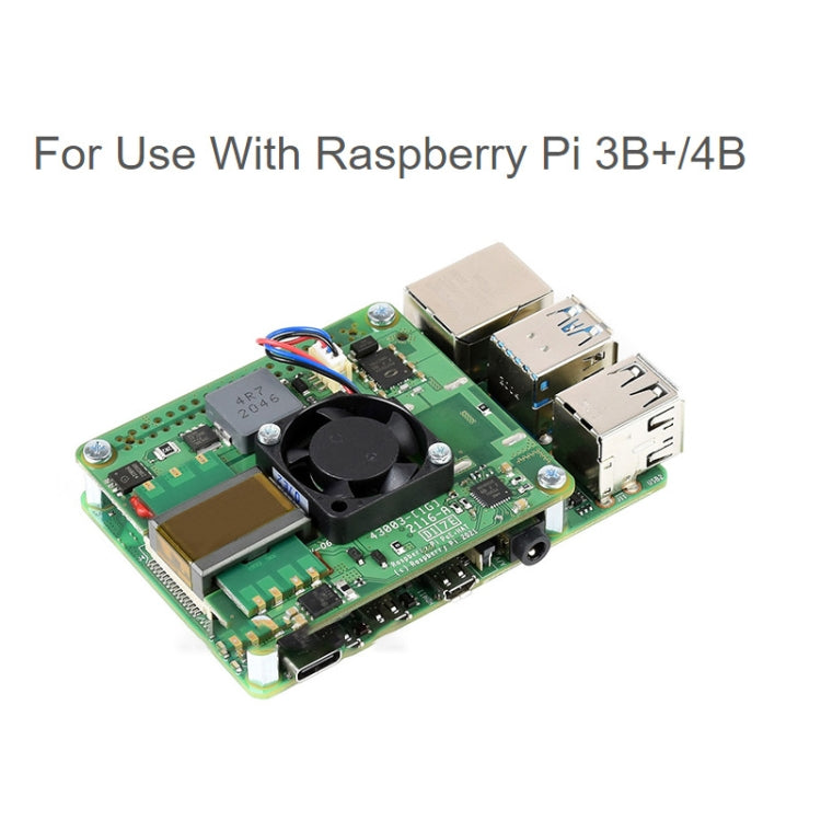 Waveshare Raspberry Pi PoE+ HAT Ethernet Expansion Board for Raspberry Pi 3B+/4B