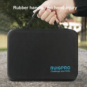 RUIGPRO Shockproof Water-resistant Portable Case Box for DJI Osmo Action, Size: 17.3cm x 12.3cm x 6.5cm(Black)