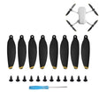 8PCS/Set Sunnylife 4726F Low Noise Quick-release Wing Propellers for DJI Mavic Mini 1(Gold) - free shipping - PMC TechLife - Order now!