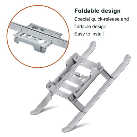STARTRC 1106837 Shockproof Quick Release Anti-collision Landing Gear Height Extender Holder for DJI Mini 2 / Mavic Mini(Grey)