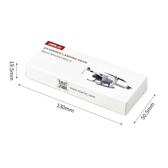 STARTRC 1106837 Shockproof Quick Release Anti-collision Landing Gear Height Extender Holder for DJI Mini 2 / Mavic Mini(Grey)