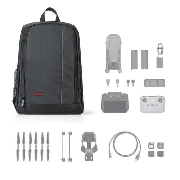 Shoulders Decompression Backpack for DJI Mavic 3 / DSLR Cameras(Black)