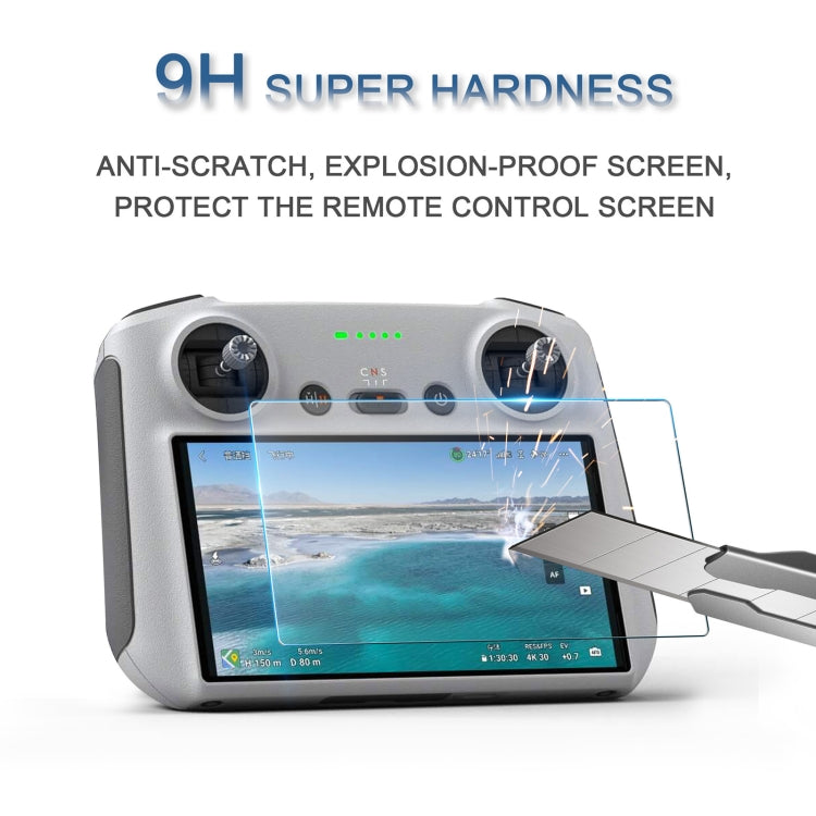 STARTRC 2 PCS 9H 2.5D Tempered Glass Film for DJI Mini 3 Pro Remote Control
