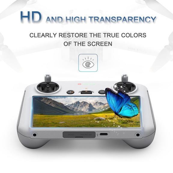 STARTRC 2 PCS 9H 2.5D Tempered Glass Film for DJI Mini 3 Pro Remote Control