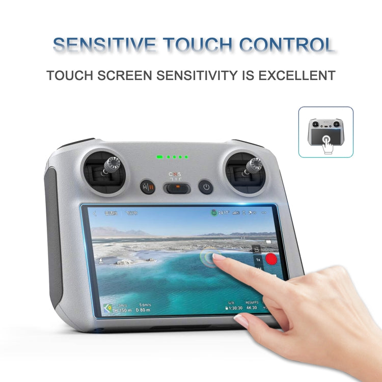 STARTRC 2 PCS 9H 2.5D Tempered Glass Film for DJI Mini 3 Pro Remote Control
