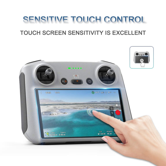 STARTRC 2 PCS 9H 2.5D Tempered Glass Film for DJI Mini 3 Pro Remote Control