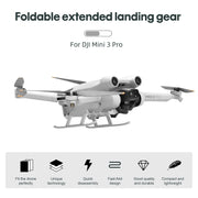 STARTRC Folding Anti-fall Anti-dirt Heightened Landing Gear Training Rack for DJI Mini 3 Pro (Grey)
