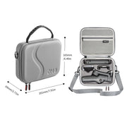 For DJI Osmo Mobile 6 STARTRC Portable Shockproof Water-resistant PU Case Bag(Dark Gray)