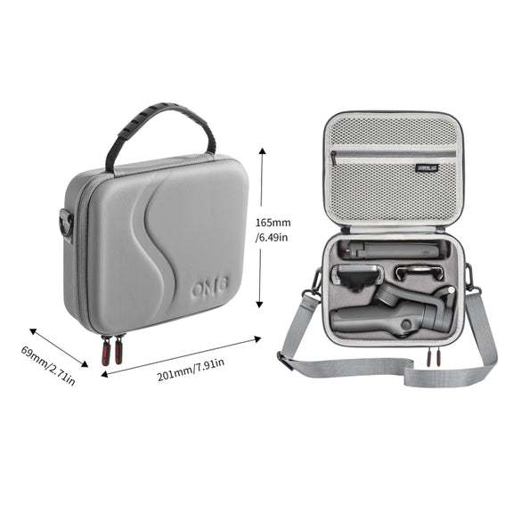 For DJI Osmo Mobile 6 STARTRC Portable Shockproof Water-resistant PU Case Bag(Dark Gray)