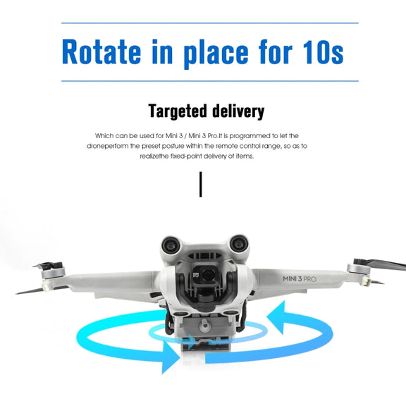 For DJI Mini 3 / Mini 3 Pro STARTRC Air-Dropping System Thrower Parabolic Bracket (Grey)