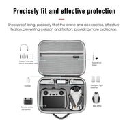 For DJI Mini 3 Pro / RC with Screen STARTRC Water-resistant Shoulder Storage Bag Handbag(Grey)