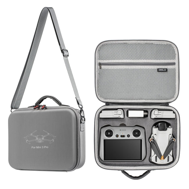 For DJI Mini 3 Pro / RC with Screen STARTRC Water-resistant Shoulder Storage Bag Handbag(Grey)