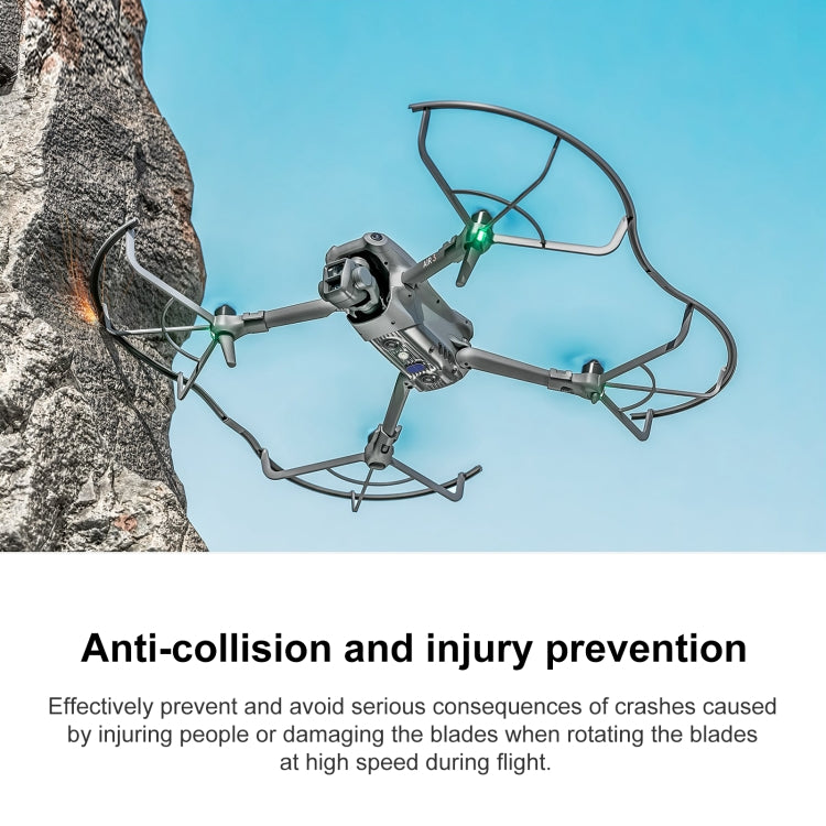 For DJI Air 3 STARTRC Drone Propeller Protective Guard Anti-collision Ring (Grey)