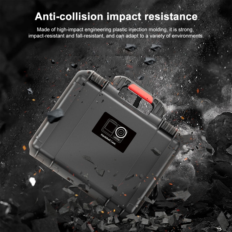 For DJI Action 5 Pro / 4 / 3 STARTRC Water-resistant PP Full Kit Suitcase Storage Box (Black)