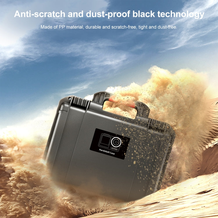 For DJI Action 5 Pro / 4 / 3 STARTRC Water-resistant PP Full Kit Suitcase Storage Box (Black)