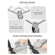 For DJI Mini 4 Pro Sunnylife N4P-KC712 Drone Propeller Protective Guard Anti-collision Ring (Grey)