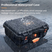 For DJI Avata Sunnylife AQX-6-U Upgraded Water-resistant Shockproof Safety Carry Case Storage Bag (Black)