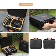 For DJI Avata Sunnylife AQX-6-U Upgraded Water-resistant Shockproof Safety Carry Case Storage Bag (Black)