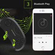 VR Shinecon 3D Movie Games Virtual Reality Glasses Bluetooth Remote Controller Gamepad(Black)