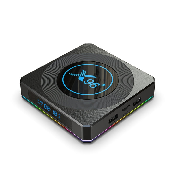 X96 X4 8K Smart TV BOX Android 11.0 Media Player with Remote Control, Amlogic S905X4 Quad Core ARM Cortex A55, RAM: 4GB, ROM: 32GB, Support 100M, Dual Band WiFi, Bluetooth, EU Plug