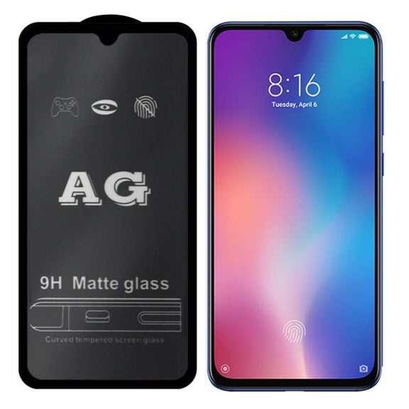 25 PCS AG Matte Frosted Full Cover Tempered Glass For Xiaomi Redmi Note 6