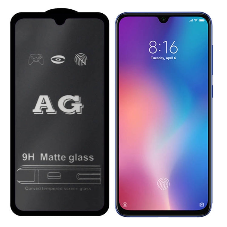25 PCS AG Matte Frosted Full Cover Tempered Glass For Xiaomi Redmi Note 6